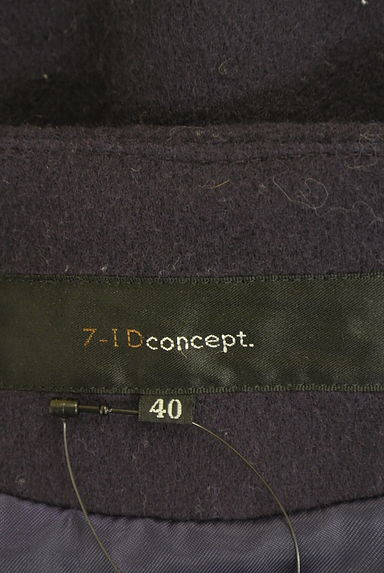 クリックで大画像表示 7-ID concept(セブンアイディーコンセプト)の古着「ノーカラーラグランロングコート(コート)」大画像6へ