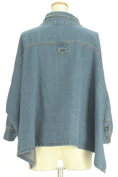 antiqua（アンティカ）の古着「ドルマンワイドデニムシャツジャケット（ジャケット）」大画像２へ