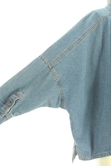 antiqua（アンティカ）の古着「ドルマンワイドデニムシャツジャケット（ジャケット）」大画像４へ