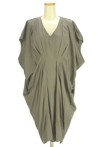 antiqua（アンティカ）の古着「膝下丈コクーンドルマンワンピース（ワンピース・チュニック）」大画像１へ