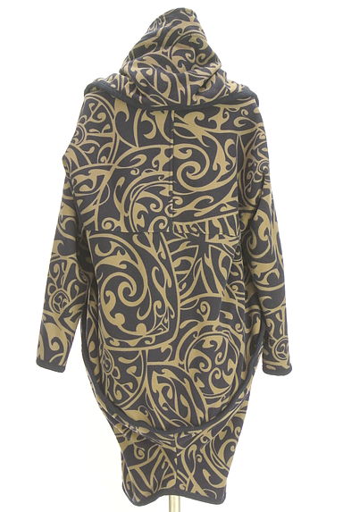 antiqua（アンティカ）の古着「patterntorso 裏起毛ロングカーディガン（カーディガン・ボレロ）」大画像２へ