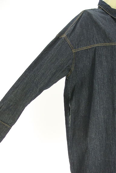 antiqua（アンティカ）の古着「ロングデニムシャツワンピース（ワンピース・チュニック）」大画像５へ