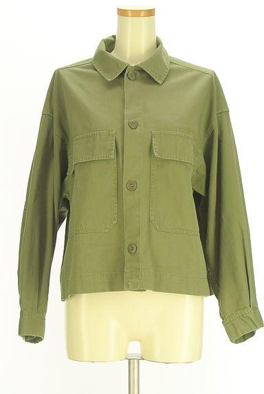 niko and...（ニコ アンド）の古着「ボリューム袖ミリタリージャケット（ブルゾン・スタジャン）」大画像１へ