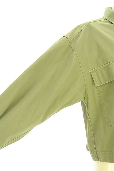 niko and...（ニコ アンド）の古着「ボリューム袖ミリタリージャケット（ブルゾン・スタジャン）」大画像４へ