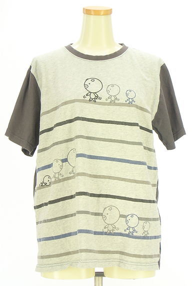 drug store's（ドラッグストアーズ）の古着「ボーダー配色Tシャツ（Ｔシャツ）」大画像１へ