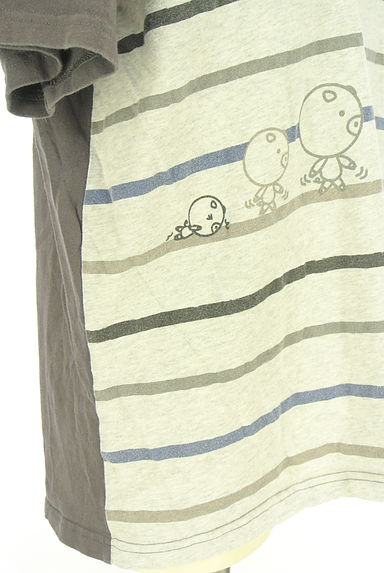 drug store's（ドラッグストアーズ）の古着「ボーダー配色Tシャツ（Ｔシャツ）」大画像５へ