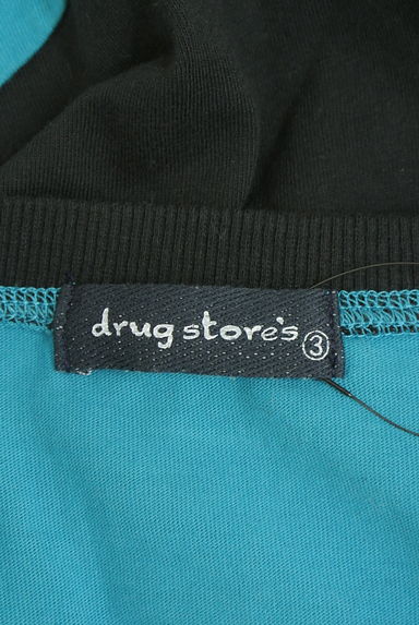 drug store's（ドラッグストアーズ）の古着「ブタ刺繍入りドルマンバイカラーTシャツ（Ｔシャツ）」大画像６へ
