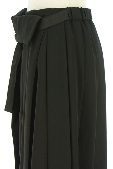 1% SHUHEI OGAWA（イチパーセント シュウヘイオガワ）の古着「ベルト付きプリーツロングラップスカート（ロングスカート・マキシスカート）」大画像５へ