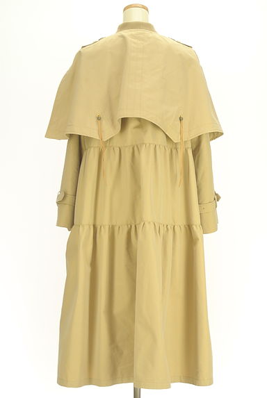 1% SHUHEI OGAWA（イチパーセント シュウヘイオガワ）の古着「THIRTY ケープ付きフレアロングコート（トレンチコート）」大画像２へ