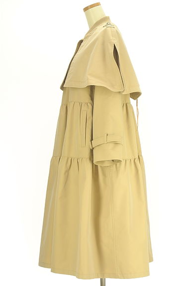 1% SHUHEI OGAWA（イチパーセント シュウヘイオガワ）の古着「THIRTY ケープ付きフレアロングコート（トレンチコート）」大画像３へ