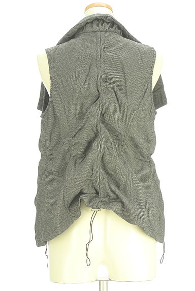 HIROKO BIS（ヒロコビス）の古着「フロントオープンドロストベスト（ベスト・ジレ）」大画像２へ