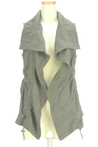 HIROKO BIS（ヒロコビス）の古着「フロントオープンドロストベスト（ベスト・ジレ）」大画像４へ