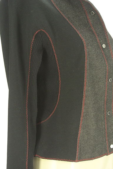 HIROKO BIS（ヒロコビス）の古着「美シルエット異素材切替ジャケット（ジャケット）」大画像５へ