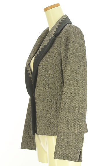 HIROKO BIS（ヒロコビス）の古着「ヘリンボーン柄ウールジャケット（ジャケット）」大画像３へ