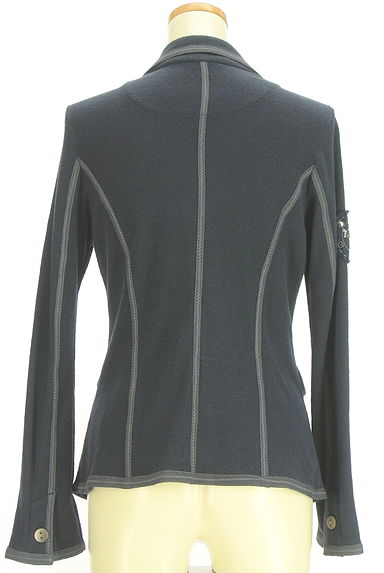 HIROKO KOSHINO（ヒロココシノ）の古着「HIROKO KOSHINO TRUNK　ニットジャケット（ジャケット）」大画像２へ