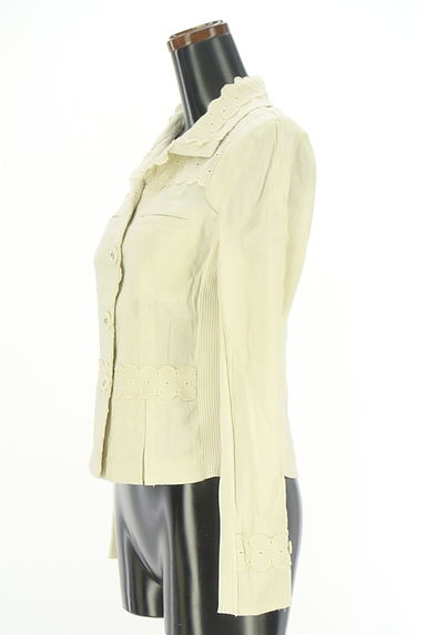 HIROKO BIS（ヒロコビス）の古着「+RICO HIROKO BIS  刺繍リネンジャケット（ジャケット）」大画像３へ