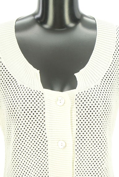 クリックで大画像表示 HIROKO BIS(ヒロコビス)の古着「メッシュニットカーディガン(カーディガン・ボレロ)」大画像4へ