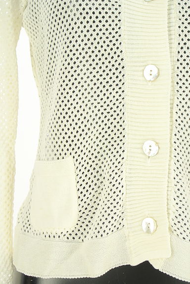 クリックで大画像表示 HIROKO BIS(ヒロコビス)の古着「メッシュニットカーディガン(カーディガン・ボレロ)」大画像5へ