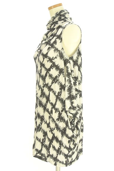 HIROKO BIS（ヒロコビス）の古着「ハイネックボリュームロングカットソー（カットソー・プルオーバー）」大画像３へ