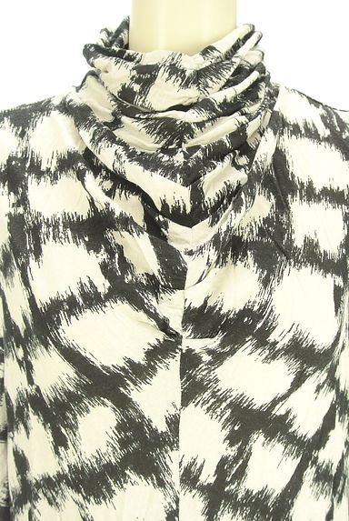 HIROKO BIS（ヒロコビス）の古着「ハイネックボリュームロングカットソー（カットソー・プルオーバー）」大画像５へ