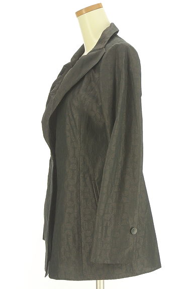 HIROKO BIS（ヒロコビス）の古着「ミドル丈ワンボタンジャケット（ジャケット）」大画像３へ