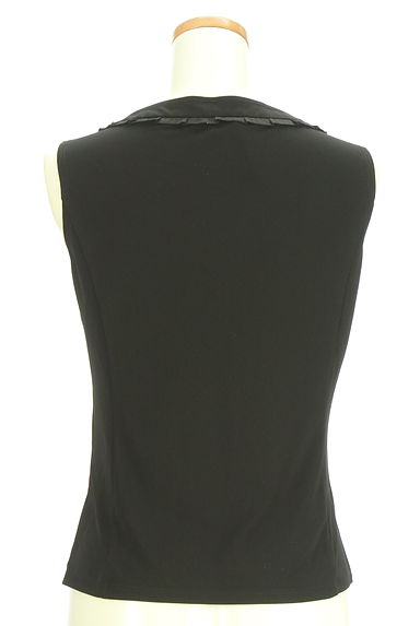 HIROKO BIS（ヒロコビス）の古着「フロントフリルタンクトップ（カットソー・プルオーバー）」大画像２へ