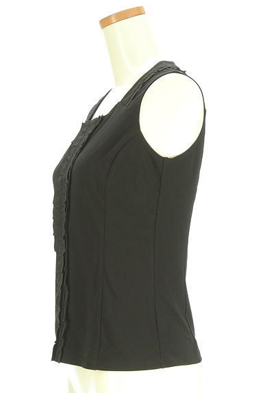 HIROKO BIS（ヒロコビス）の古着「フロントフリルタンクトップ（カットソー・プルオーバー）」大画像３へ