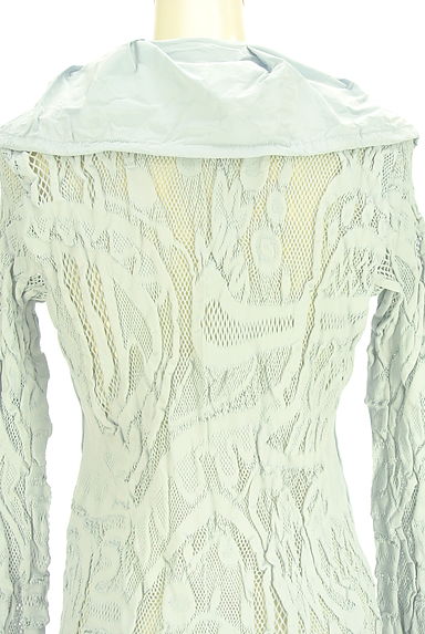 HIROKO KOSHINO（ヒロココシノ）の古着「メッシュニットジップアップカーディガン（カーディガン・ボレロ）」大画像５へ