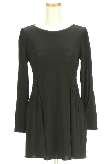 HIROKO BIS（ヒロコビス）の古着「ウエスト編込みライン切替カットソー（カットソー・プルオーバー）」大画像１へ