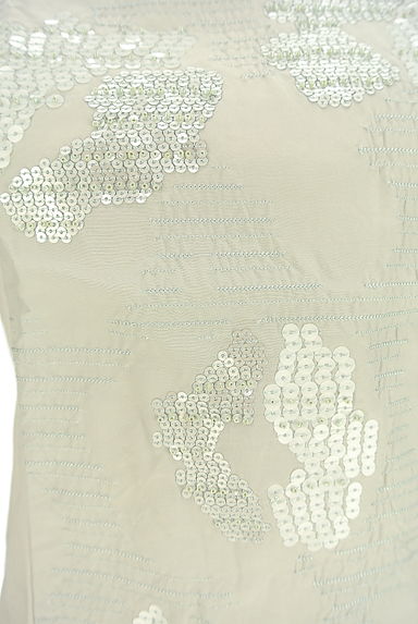 HIROKO BIS（ヒロコビス）の古着「スパンコール付き半袖カットソー（Ｔシャツ）」大画像５へ