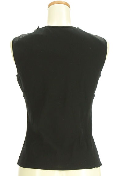 クリックで大画像表示 HIROKO BIS(ヒロコビス)の古着「リボン付き別地切替ノースリカットソー(カットソー・プルオーバー)」大画像2へ