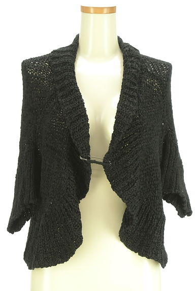 クリックで大画像表示 HIROKO BIS(ヒロコビス)の古着「7分袖ローゲージニットカーディガン(カーディガン・ボレロ)」大画像1へ