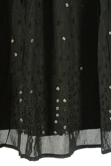 HIROKO BIS（ヒロコビス）の古着「スパンコール膝下フレアスカート（スカート）」大画像５へ