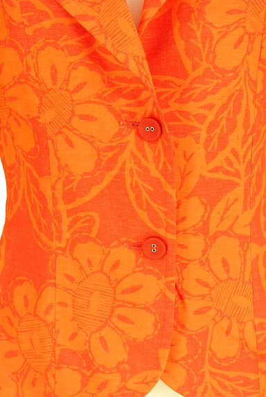 HIROKO BIS（ヒロコビス）の古着「2WAY花柄ジャケット（ジャケット）」大画像５へ