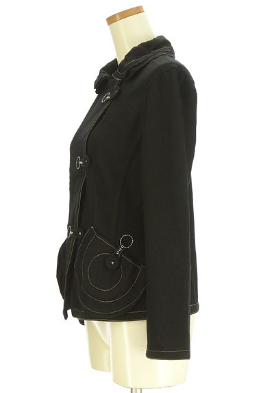 HIROKO BIS（ヒロコビス）の古着「+RICO HIROKO BIS 別地切替ウールジャケット（ジャケット）」大画像３へ