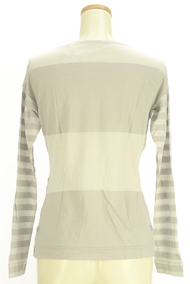 クリックで大画像表示 HIROKO BIS(ヒロコビス)の古着「ボーダーピッチ切替カットソー(カットソー・プルオーバー)」大画像2へ