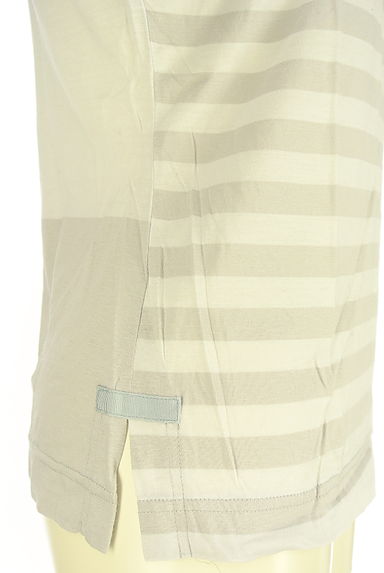 クリックで大画像表示 HIROKO BIS(ヒロコビス)の古着「ボーダーピッチ切替カットソー(カットソー・プルオーバー)」大画像4へ