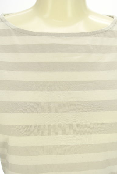 クリックで大画像表示 HIROKO BIS(ヒロコビス)の古着「ボーダーピッチ切替カットソー(カットソー・プルオーバー)」大画像5へ