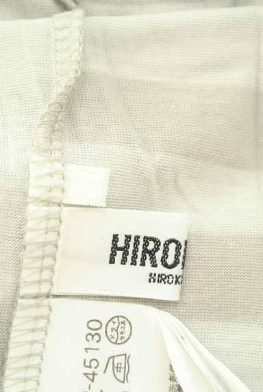 クリックで大画像表示 HIROKO BIS(ヒロコビス)の古着「ボーダーピッチ切替カットソー(カットソー・プルオーバー)」大画像6へ