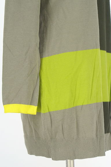 HIROKO BIS（ヒロコビス）の古着「カラーライン入りニットトップス（ニット）」大画像５へ