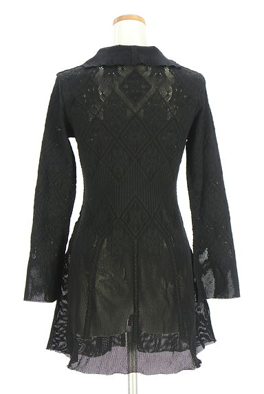 クリックで大画像表示 HIROKO BIS(ヒロコビス)の古着「メッシュニットジップアップカーディガン(カーディガン・ボレロ)」大画像2へ