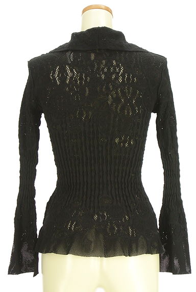 HIROKO BIS（ヒロコビス）の古着「+RICO HIROKO BIS メッシュニットジップアップカーディガン（カーディガン・ボレロ）」大画像２へ