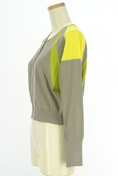 HIROKO BIS（ヒロコビス）の古着「ジップアップニットカーディガン（カーディガン・ボレロ）」大画像３へ