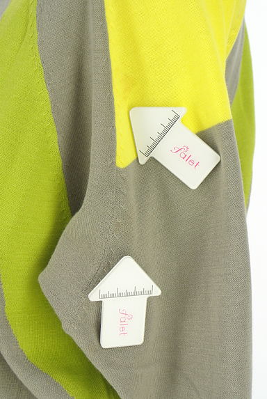 HIROKO BIS（ヒロコビス）の古着「ジップアップニットカーディガン（カーディガン・ボレロ）」大画像５へ