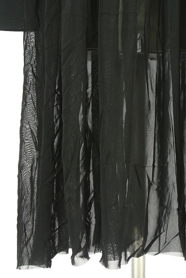 HIROKO KOSHINO（ヒロココシノ）の古着「チュールスカート切替ワンピース（ワンピース・チュニック）」大画像５へ