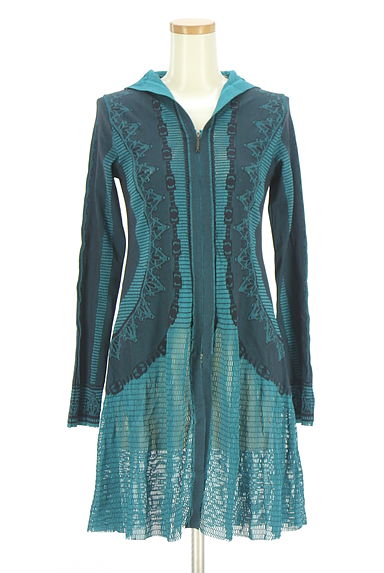 クリックで大画像表示 HIROKO BIS(ヒロコビス)の古着「メッシュニットカーディガン(カーディガン・ボレロ)」大画像1へ