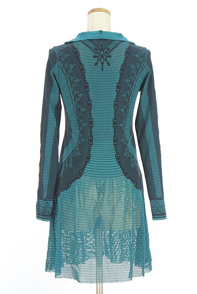 クリックで大画像表示 HIROKO BIS(ヒロコビス)の古着「メッシュニットカーディガン(カーディガン・ボレロ)」大画像2へ