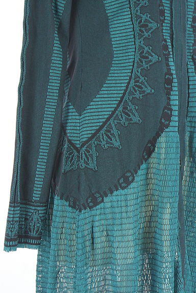 クリックで大画像表示 HIROKO BIS(ヒロコビス)の古着「メッシュニットカーディガン(カーディガン・ボレロ)」大画像5へ