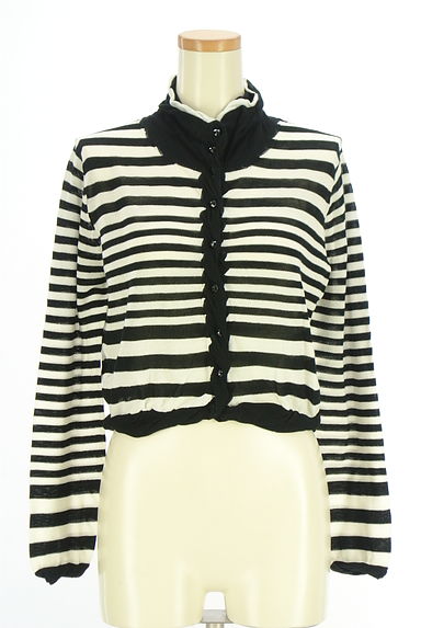 HIROKO BIS（ヒロコビス）の古着「esseNtieL HIROKO BIS 薄手ニットカーデ（カーディガン・ボレロ）」大画像１へ