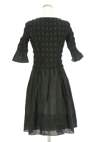 HIROKO BIS（ヒロコビス）の古着「eSSeNtieL HIROKO BIS シャーリングチェックワンピース（ワンピース・チュニック）」大画像２へ